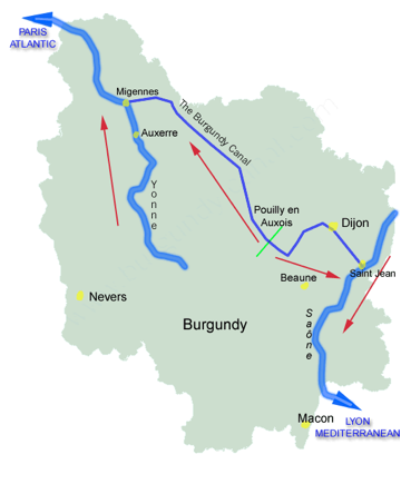 Burgundy Canal - History